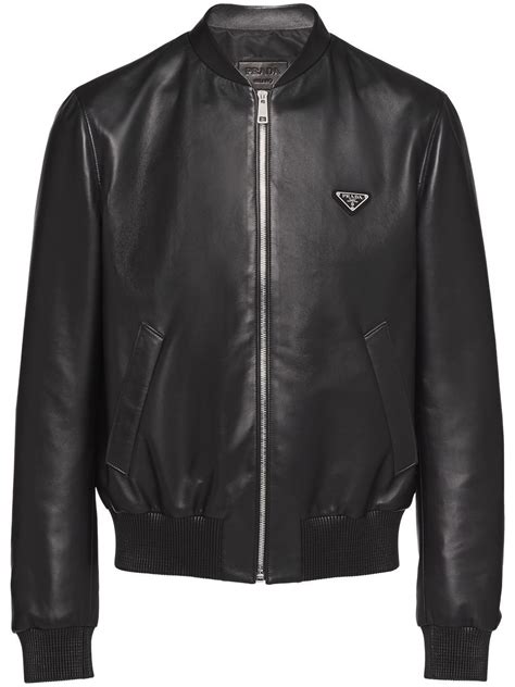 prada leather jacket